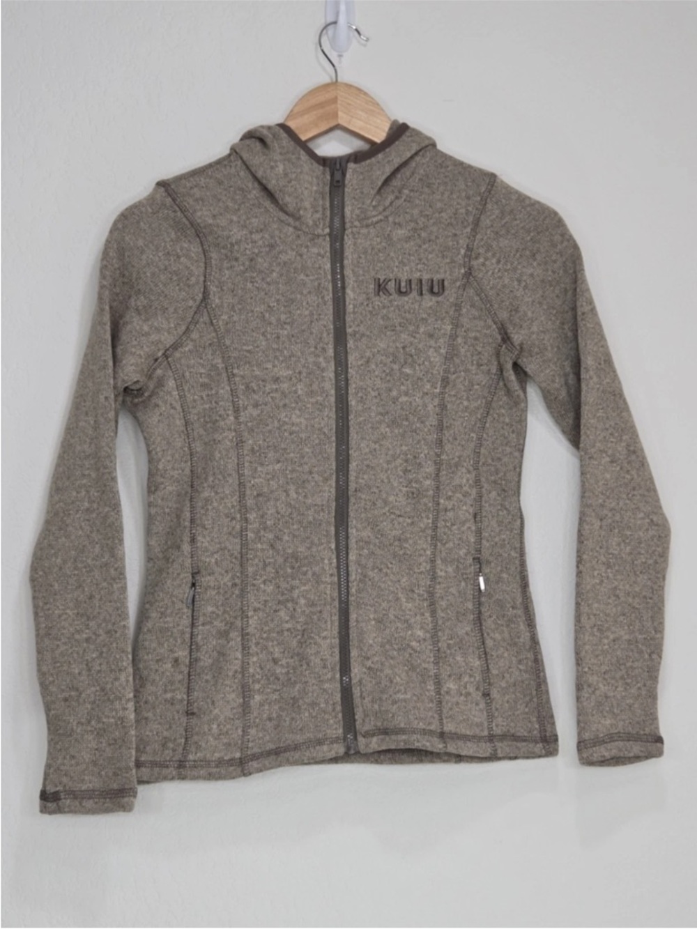 KUIU Base Camp Hooded Sweater Jacket Full Zip Size XS Womens